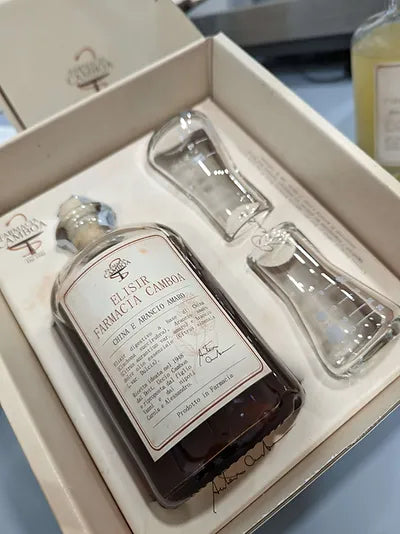 Cofanetto Elisir China e Arancio amaro + set 2 beute farmaceutiche Il mio negozio