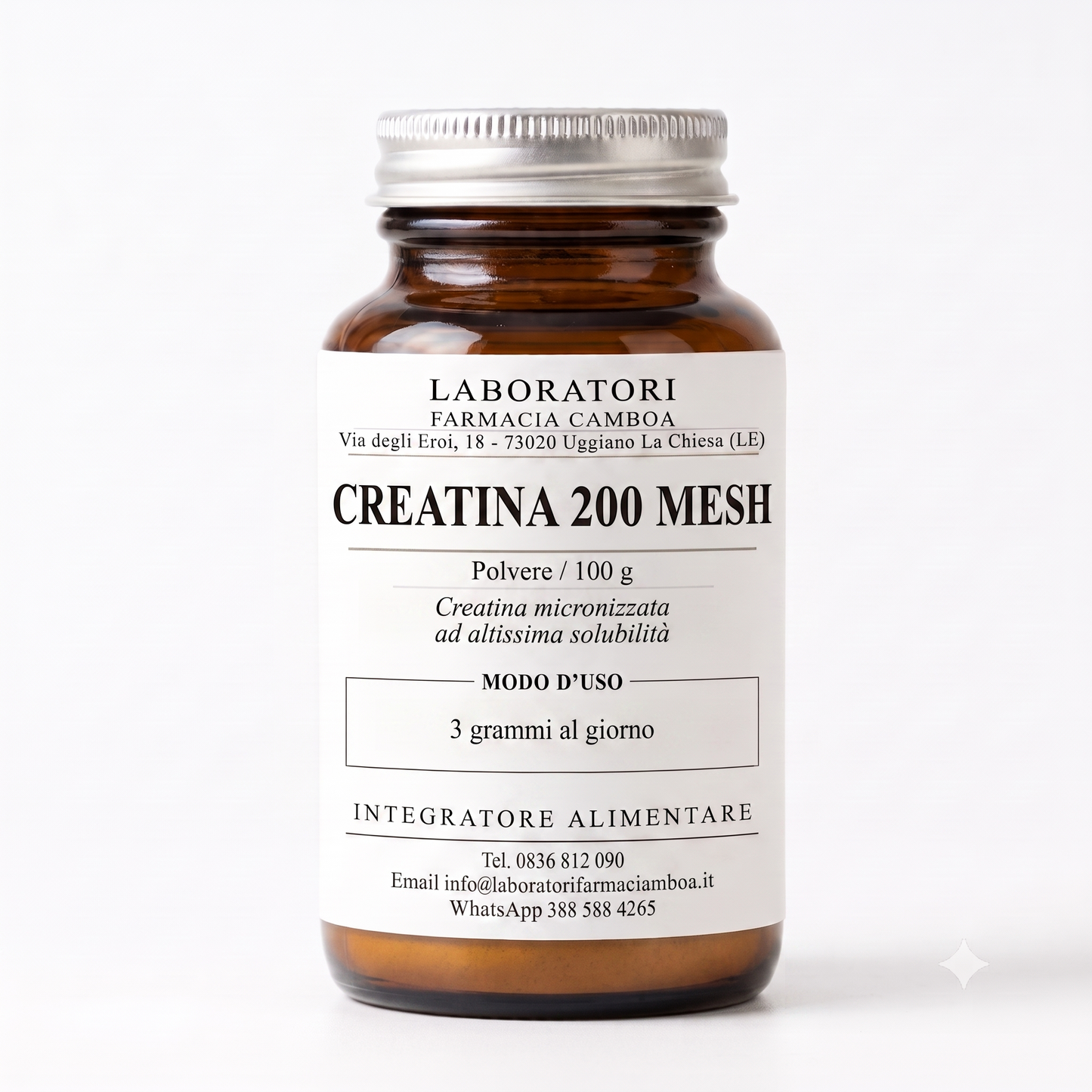 CREATINA PURA 200 MESH polvere 100 g