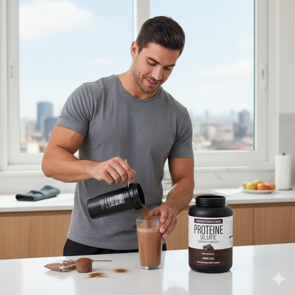 Proteine del siero del latte idrolizzate e concentrate Made in ITALY - 1 kg