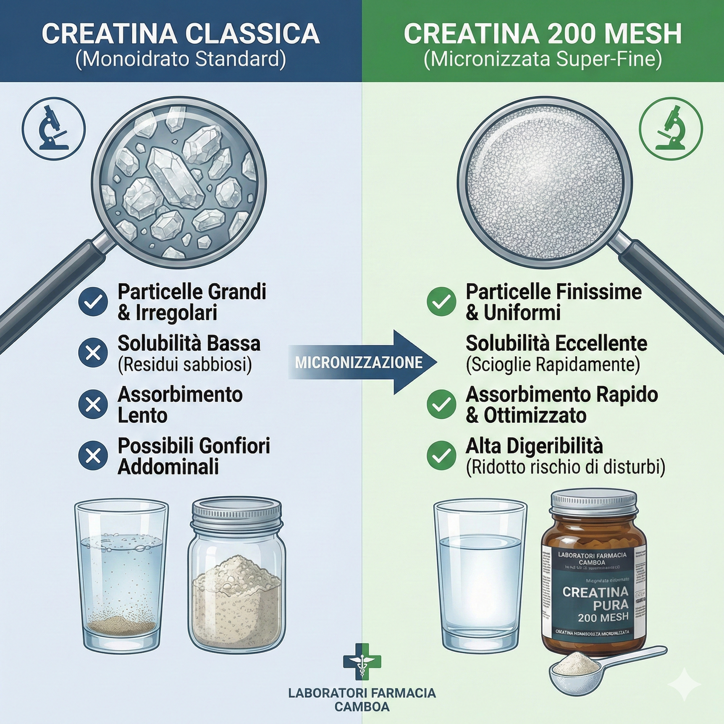 CREATINA PURA 200 MESH polvere 100 g