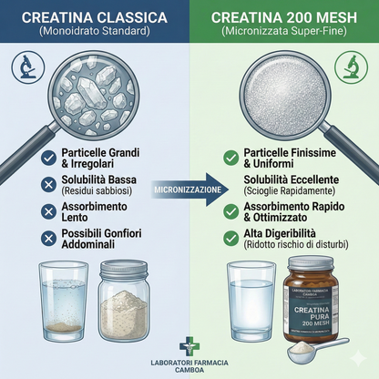 CREATINA PURA 200 MESH polvere 100 g