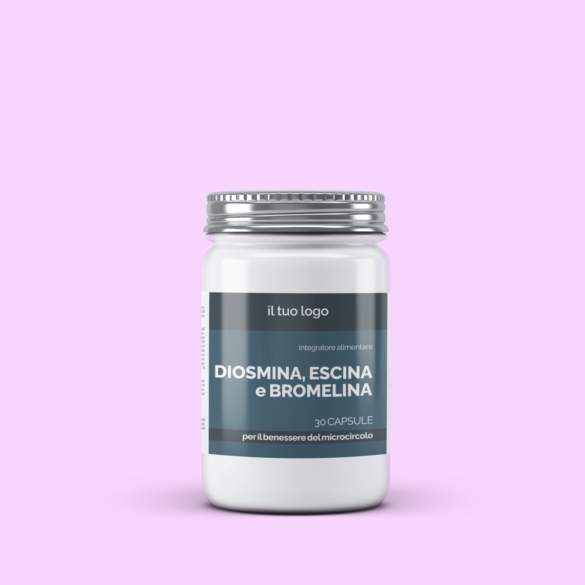 Diosmina, Escina e Bromelina - 30 capsule - B2B LABORATORI FARMACIA CAMBOA