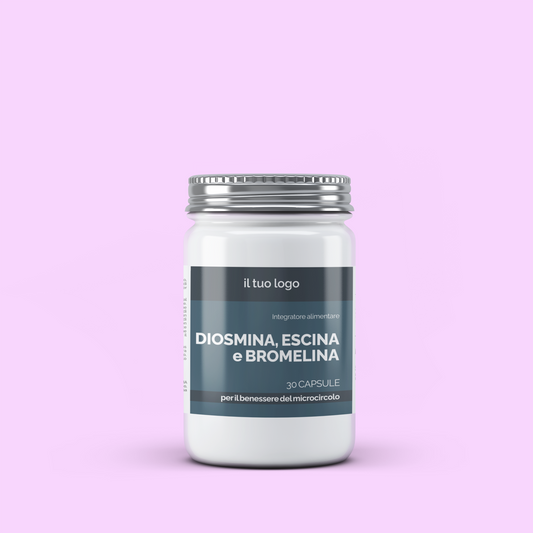 Diosmina, Escina e Bromelina - 30 capsule - B2B LABORATORI FARMACIA CAMBOA