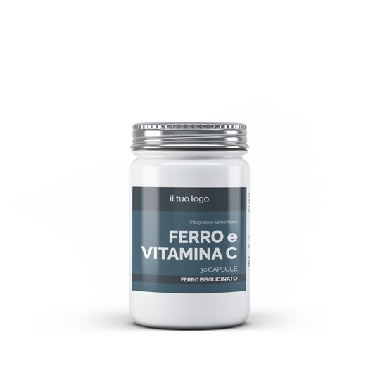 Ferro con Vitamina C e Acido Folico - 30 capsule - B2B LABORATORI FARMACIA CAMBOA